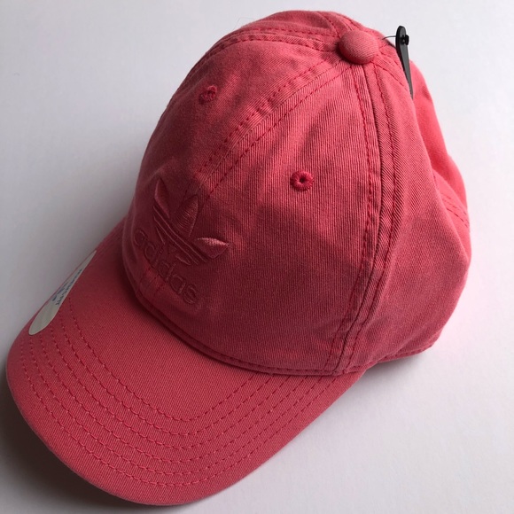 Adidas Originals pink relaxed strapback hat NWT - Picture 2 of 8